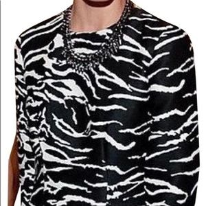 Caroline Herrera zebra print dress